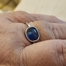 Load image into Gallery viewer, Blue Nepal Kyanite Ring