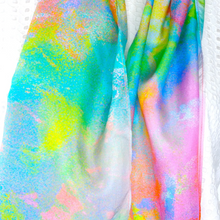 Load image into Gallery viewer, "Opal" Silk Scarf 160cm x 25cm