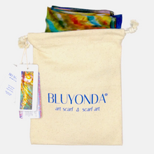 Load image into Gallery viewer, "Opal" Silk Scarf 160cm x 25cm