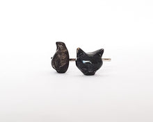 Load image into Gallery viewer, Cat Studs - Black