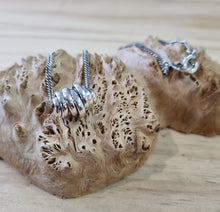 Load image into Gallery viewer, Small Croissant Pendant & Chain