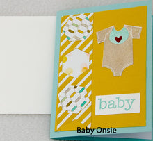 Load image into Gallery viewer, Handmade Baby Cards