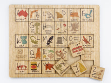 Load image into Gallery viewer, Australian Alphabet Timber Puzzle
