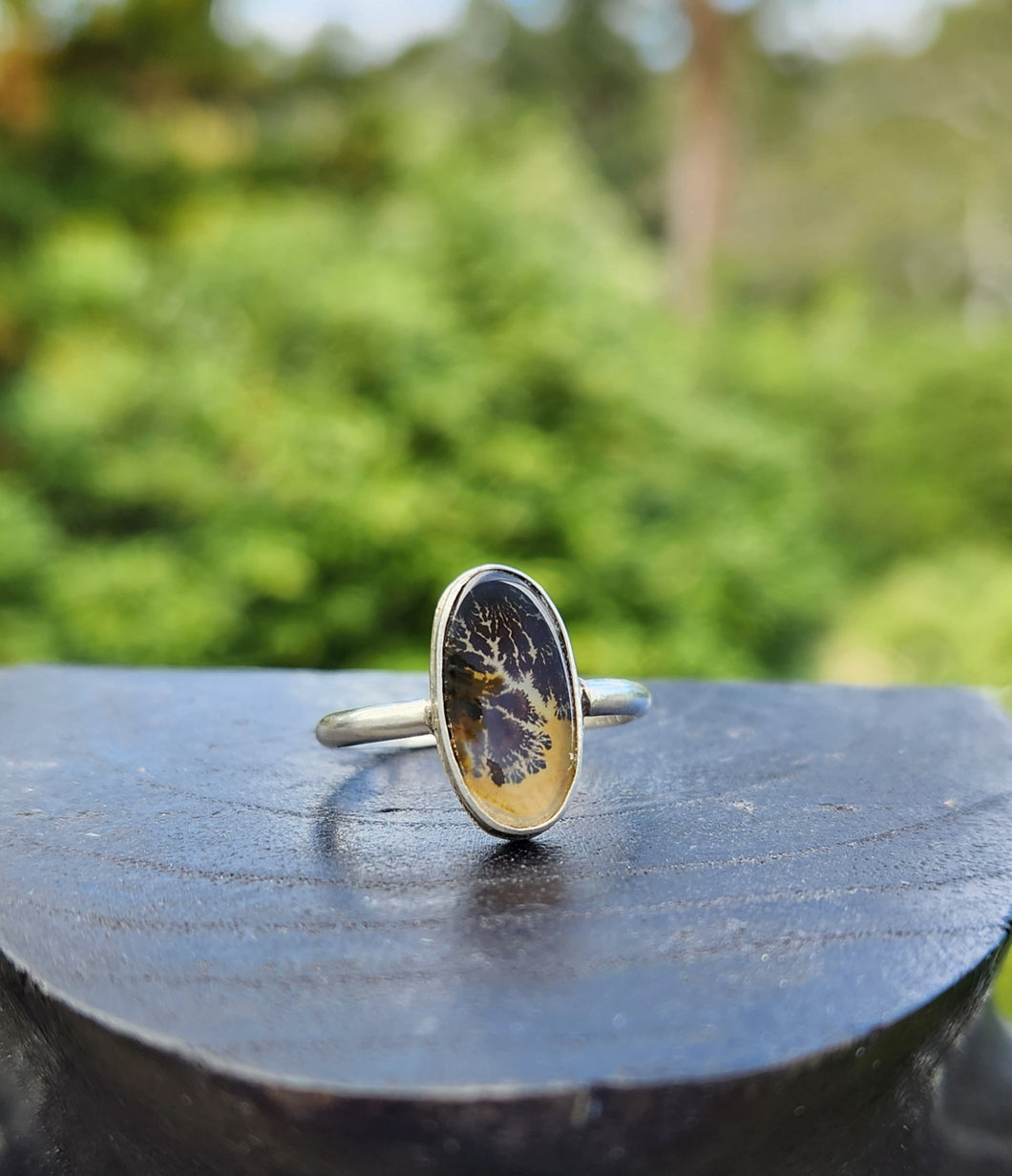 Dendritic Agate Ring