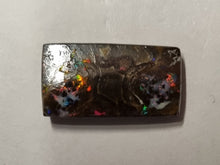 Load image into Gallery viewer, Queensland Boulder Opal - Red, Blue, Green Gold Tone
