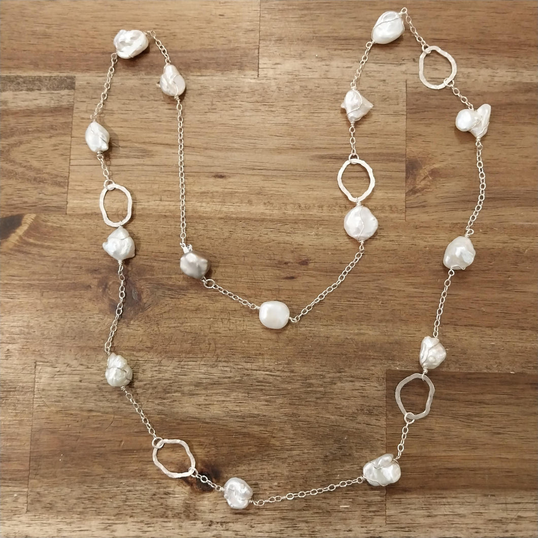 Keshi Fresh Water Pearl Necklace