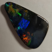 Load image into Gallery viewer, Queensland Boulder Opal - Green, Red, Blue, Gold Tone
