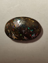 Load image into Gallery viewer, Queensland Boulder Opal - Red, Blue, Green Gold Tone
