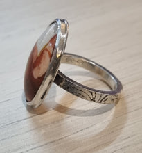 Load image into Gallery viewer, Mookaite &amp; Sterling Silver Ring

