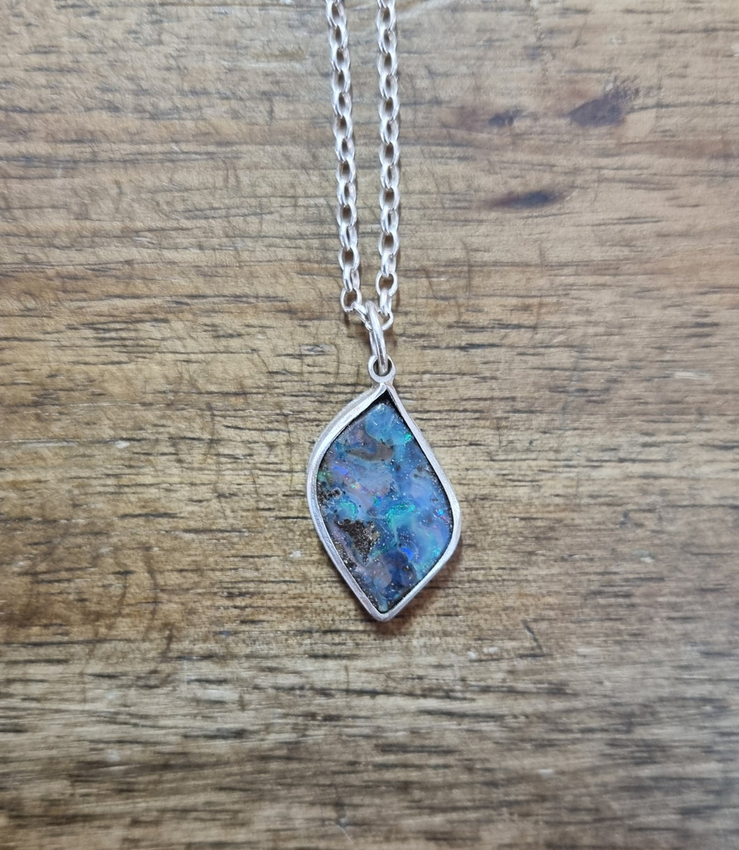 Boulder opal pendant