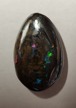 Load image into Gallery viewer, Queensland Boulder Opal - Red, Blue, Green Gold Tone
