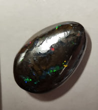 Load image into Gallery viewer, Queensland Boulder Opal - Red, Blue, Green Gold Tone
