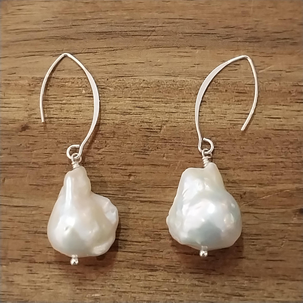 Fresh Water Baroque Pearl Earrings