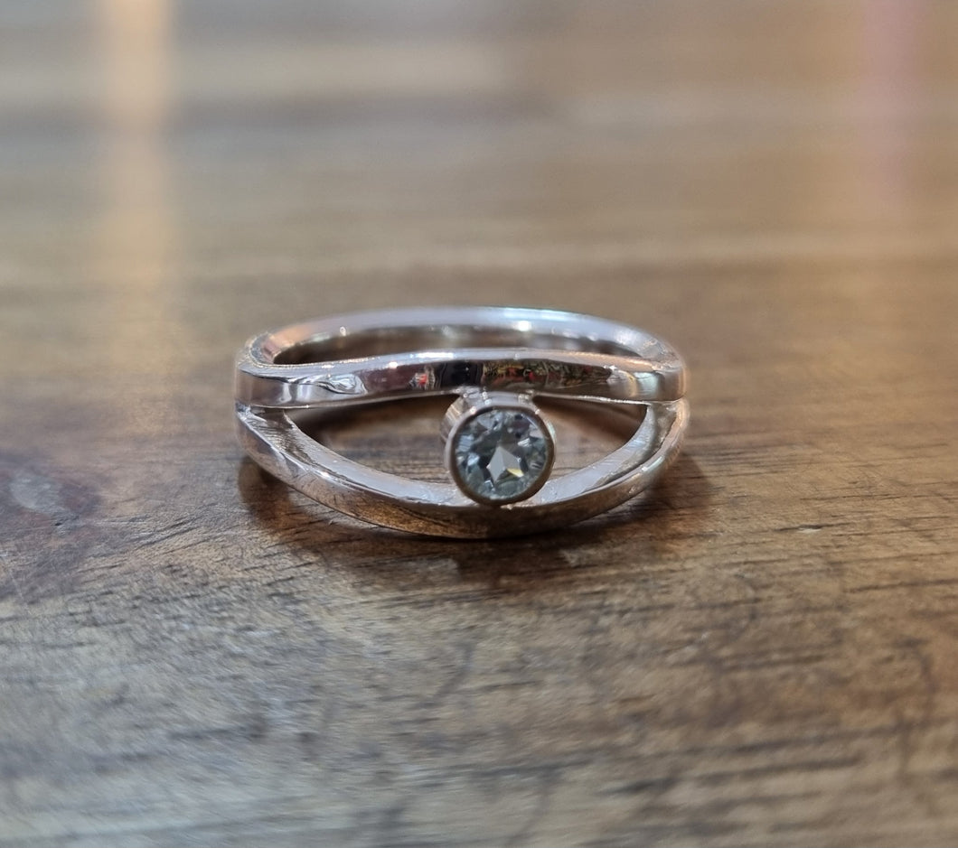 Topaz and Sterling Silver Ring