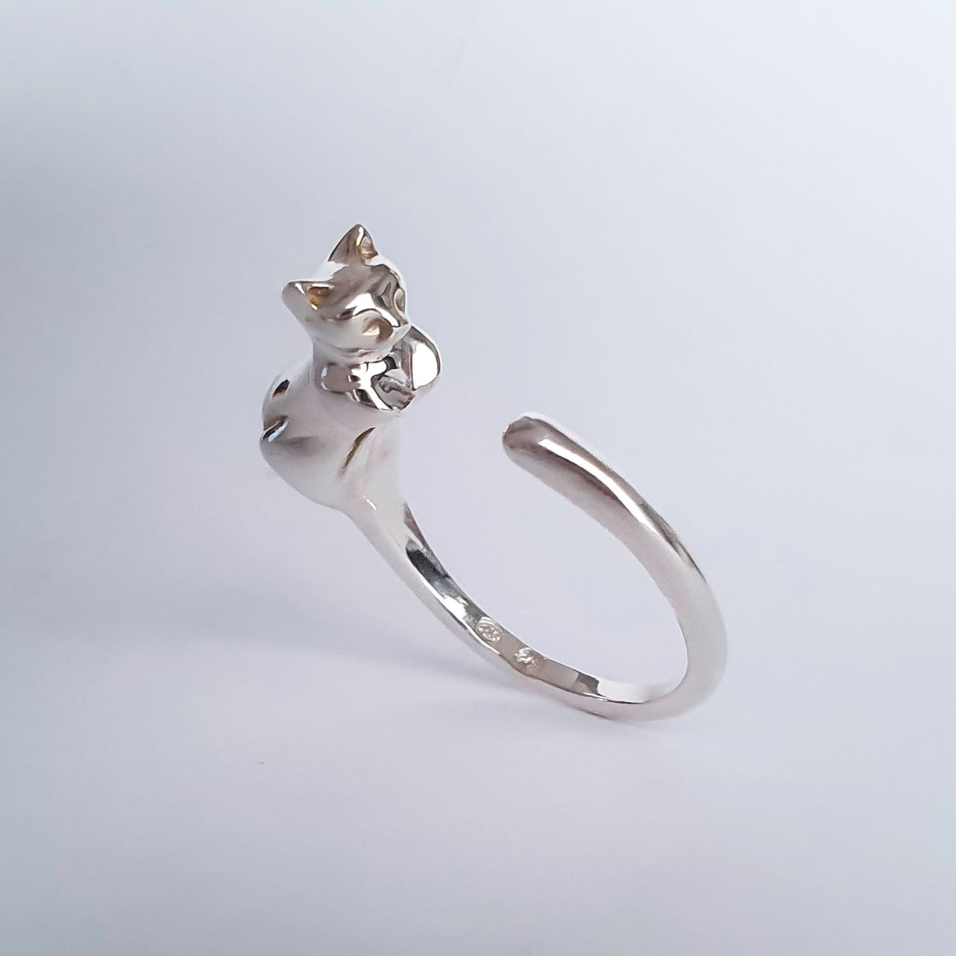 Cat Loaf Open Ring