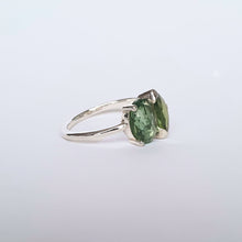 Load image into Gallery viewer, Tourmaline x Tourmaline Green Ring
