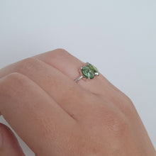 Load image into Gallery viewer, Tourmaline x Tourmaline Green Ring
