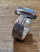Load image into Gallery viewer, Yaraka Boulder Opal &amp; Sterling Silver Ring
