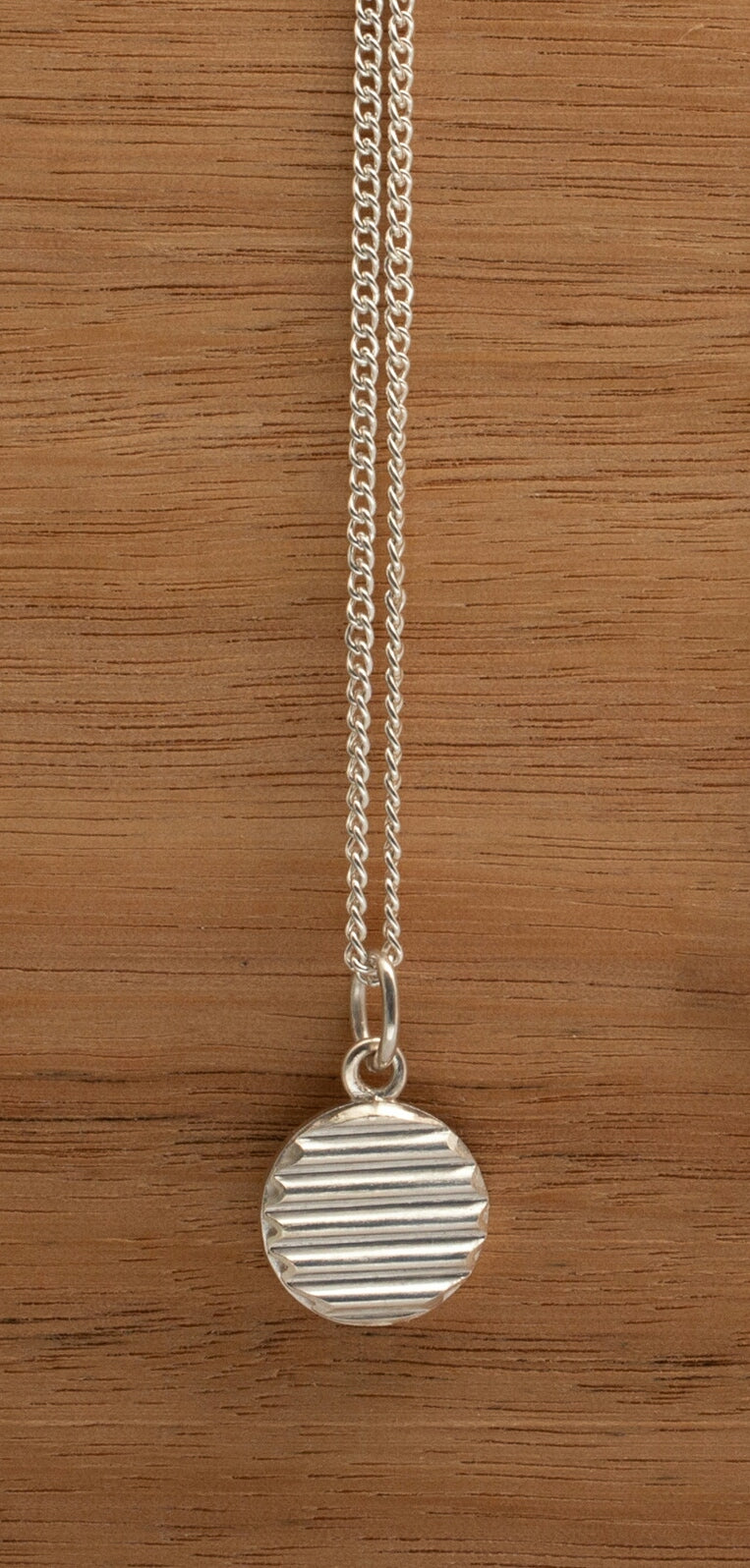 Sterling Silver Pendant Disc