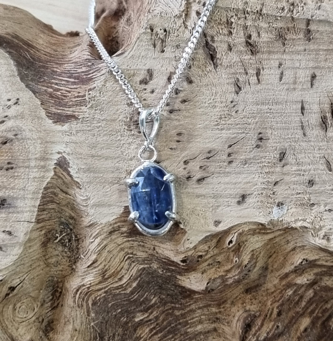 Blue Nepal Kyanite Pendant