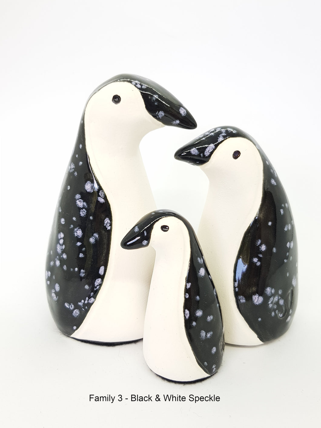 Ceramic Penguin Family - 3